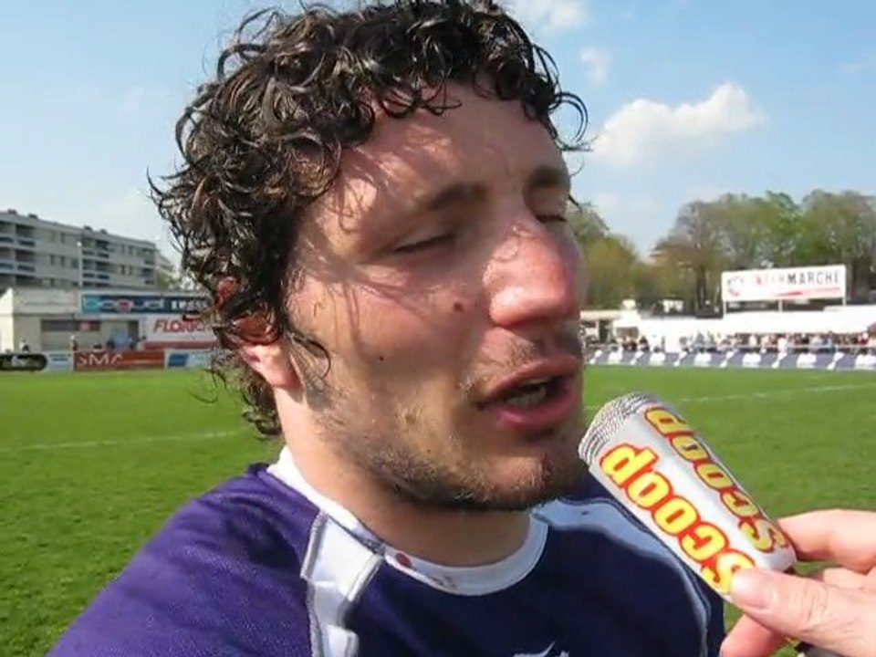 Rugby - Anthony Frenet après USB - Aubenas