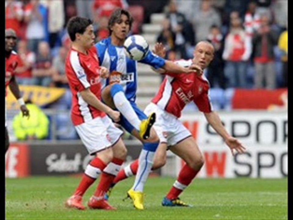 Wigan Athletic 3-2 Arsenal N'Zogbia magnificent strike