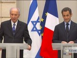 Conférence de presse avec Shimon PERES