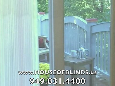 BLINDS Aliso Viejo HOUSE OF BLINDS 949.831.4400