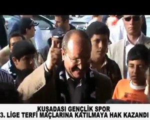 Kuşadası Gençlikspor, deplasmalı bölgesel lige yükseldi