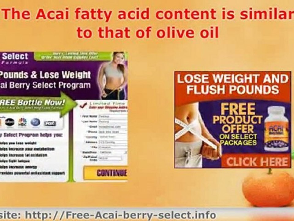 AcaI Berry Weight Loss = Lose 25 Pounds in Less Than 4 Weeks