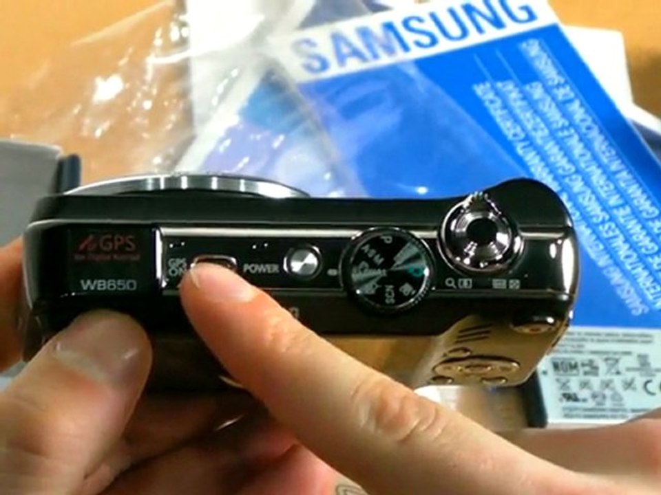 WB650 Samsung Digital Camera Unboxing