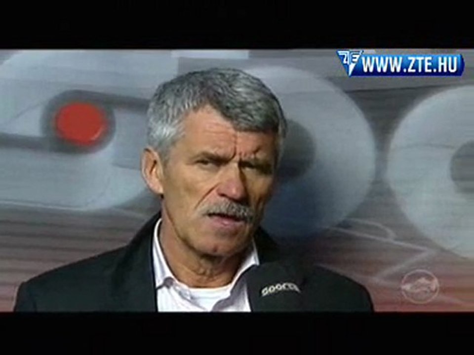 2010.04.18 Csank János nyilatkozott a ZTE-ETO bajnoki után