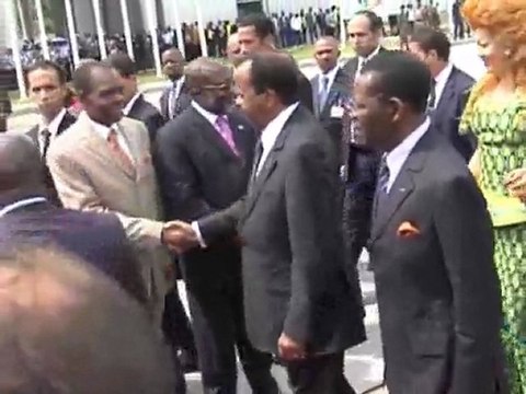 Arrivée Président Paul Biya à Malabo