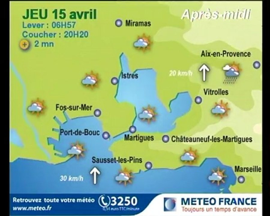 Météo JT Canal Maritima 14-04-2010