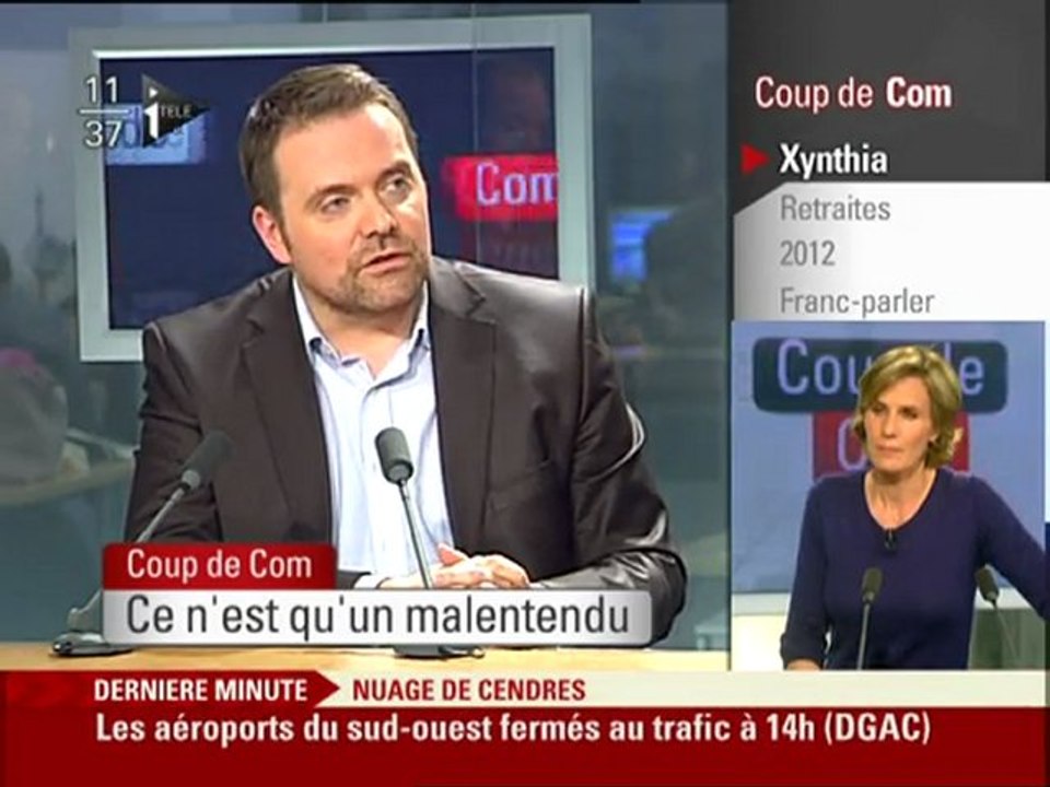 Bastien Millot (Bygmalion) dans "Coup de Com" le 18 avril 2010
