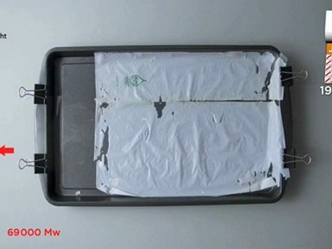 La tecnologia d2w rende degradabile un sacchetto di plastica