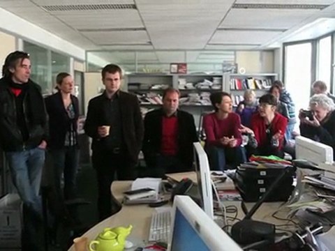 Mélenchon à VSD en grève