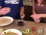 Grilled Veggie Wrap and Oil! - Jon and Julieanna In the ...