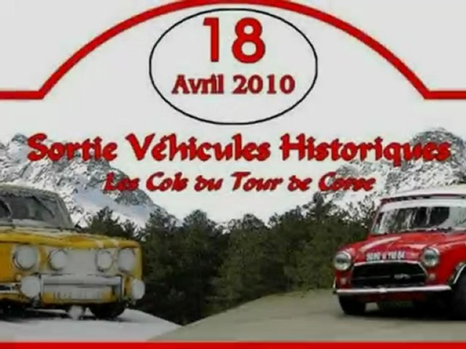 Sortie , les cols du tour de Corse