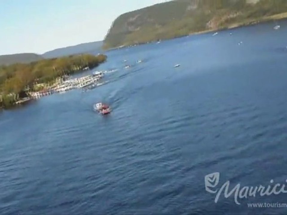 Rivière St-Maurice en Mauricie, Québec, Canada