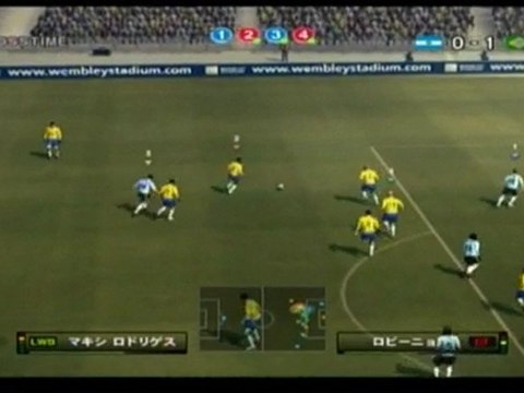 ウイイレ2010　アルゼンチンｖｓブラジル　オンライン対戦