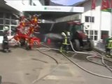 Feuerwehrübung Lagerhaus Schlitters