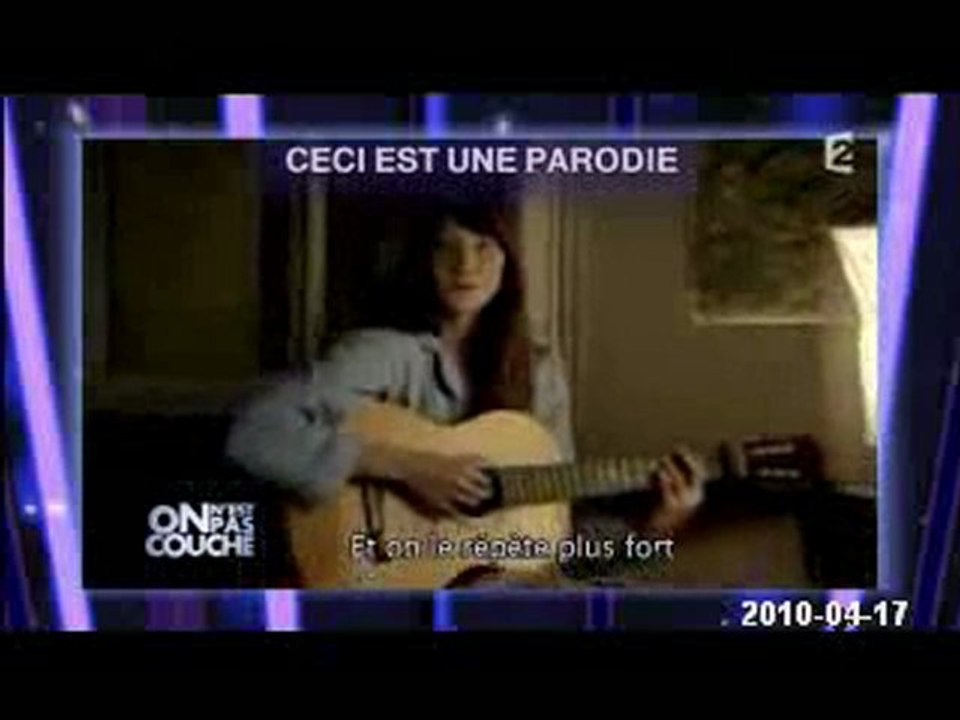 Parodie Carla Bruni Sarkozy /onpc