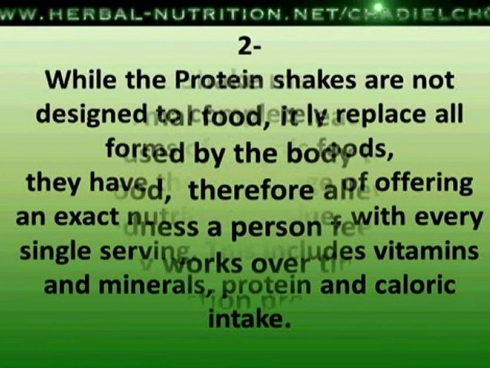 Meal Replacement Shakes Benefits