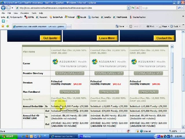 Arizona Low Cost Health Insurance - Arizona Health Insurance