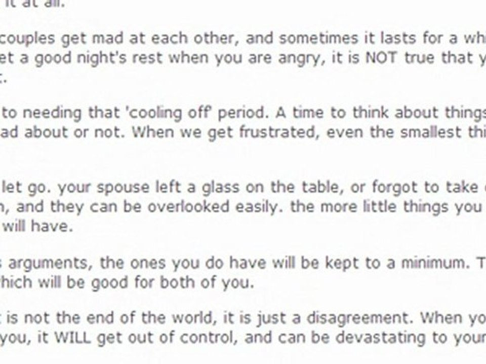 Marriage Advice