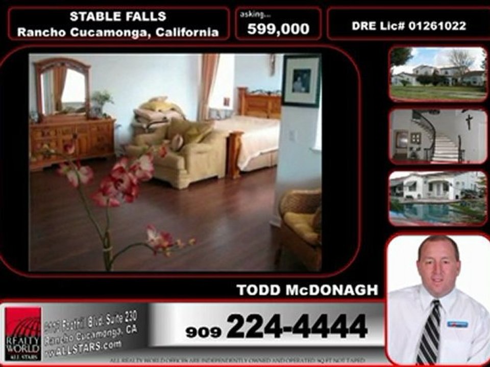 Rancho Cucamonga home for sale on Stable Falls
