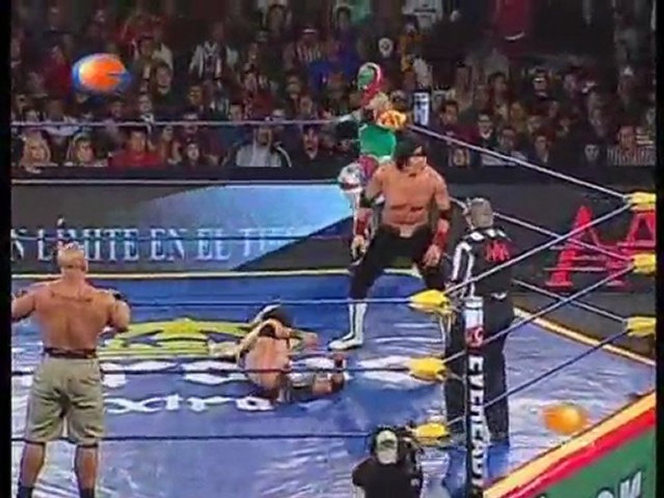 La Parka Jr. vs Zorro, Chessman, Octagón [AAA RdR, SF]