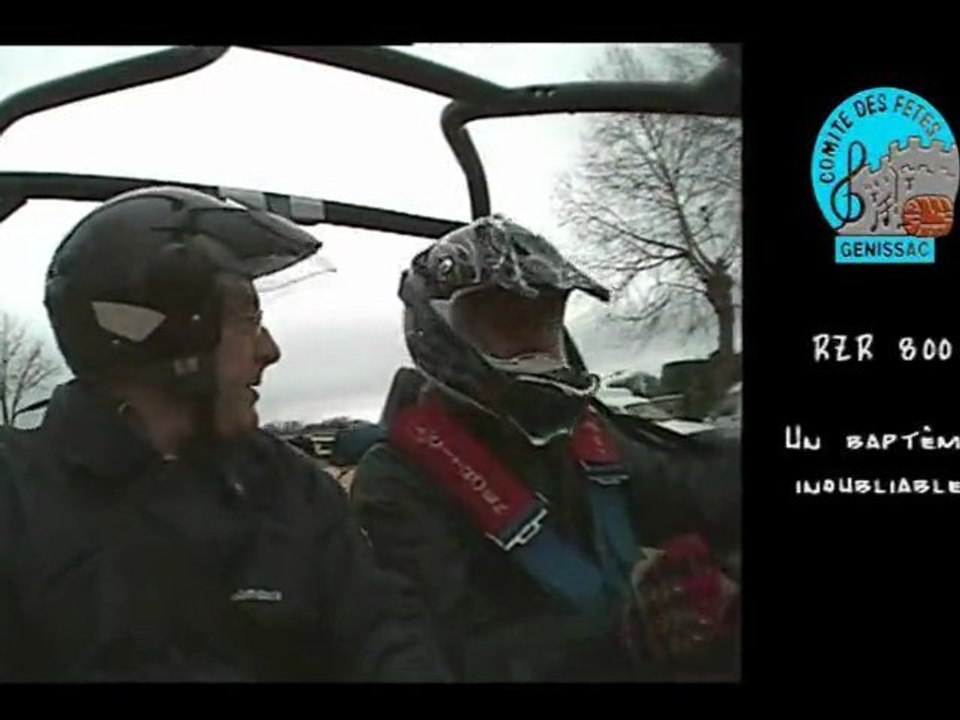 RZR 800 Rando Moto GENISSAC 2010