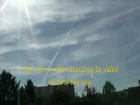 Epandage massif au danemark chemtrails contrails persistants