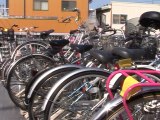 Le vélo partagé, pari écolo des villes japonaises