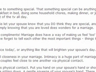 Marriage Advice - 5 ways to Keep The Romance Alive