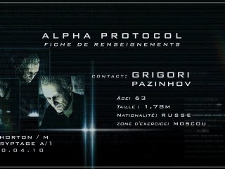 Alpha Protocol - Présentation personnages#2