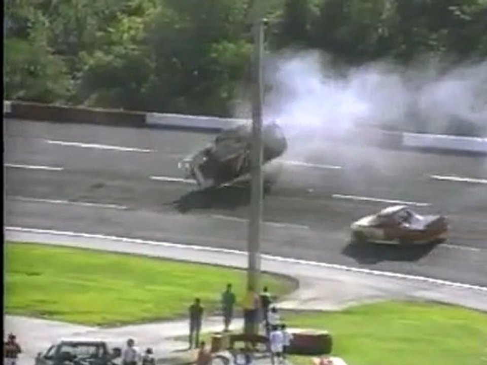 nascar truck 1996 flip