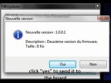 Firmware uploader - Upgrade du firmware easy - PT SE 2010