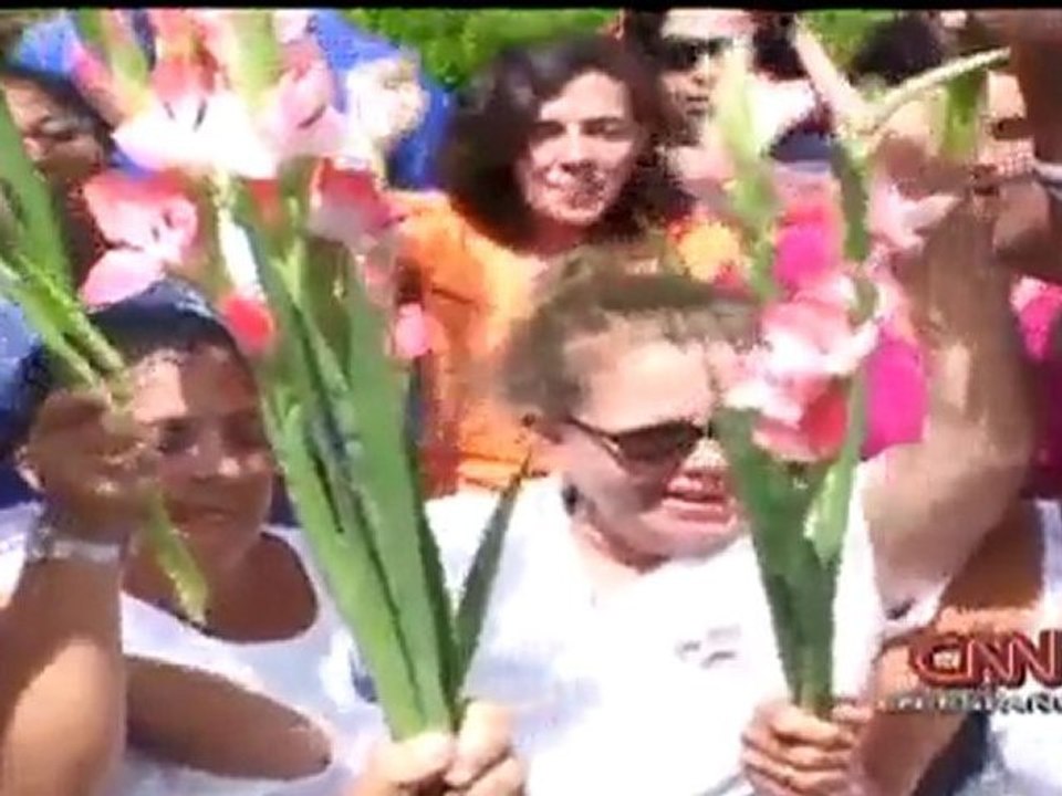 Acto de repudio a las Damas de Blanco este pasado domingo