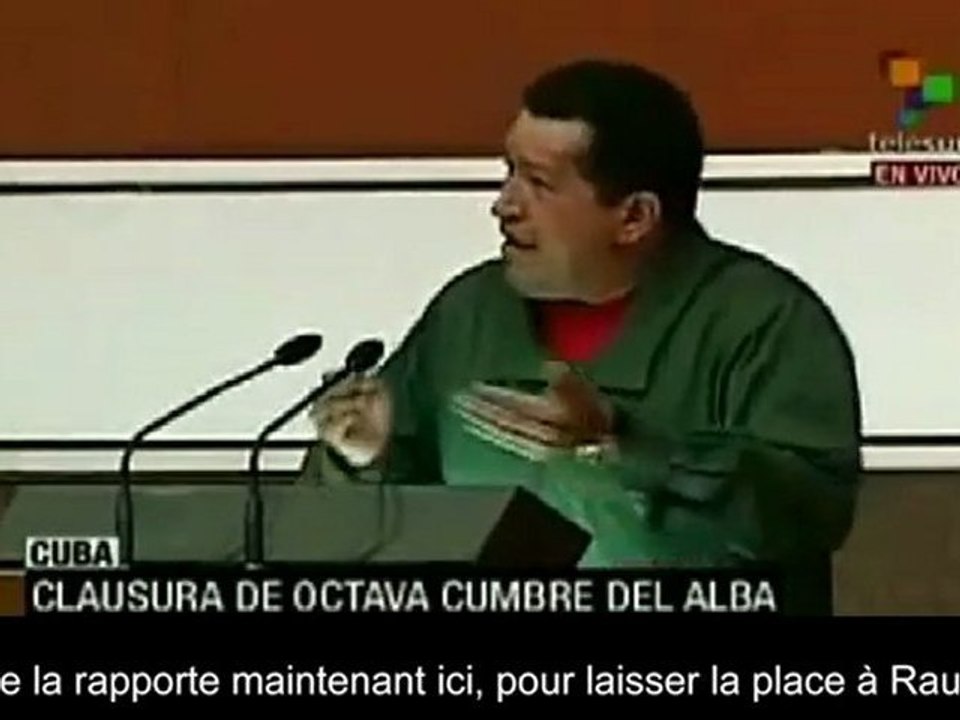 Chavez : "l'ALBA, c'est l'indépendance" VOSTFR