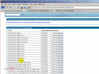 DotNetNuke Tutorial, installing Catalook ecommerce module1/2