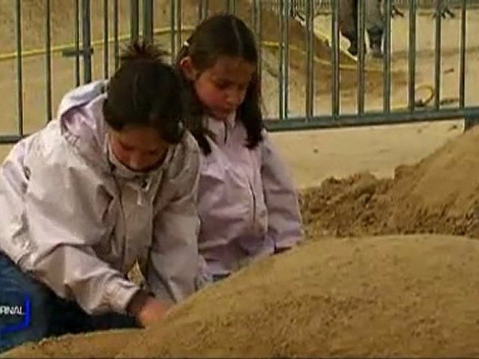 Kid's folies : Sculpture de sable (St Jean-De-Monts)