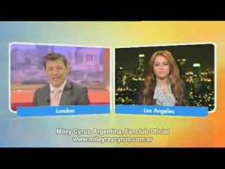 Miley Cyrus - GMTV Interview - 20.04.2010