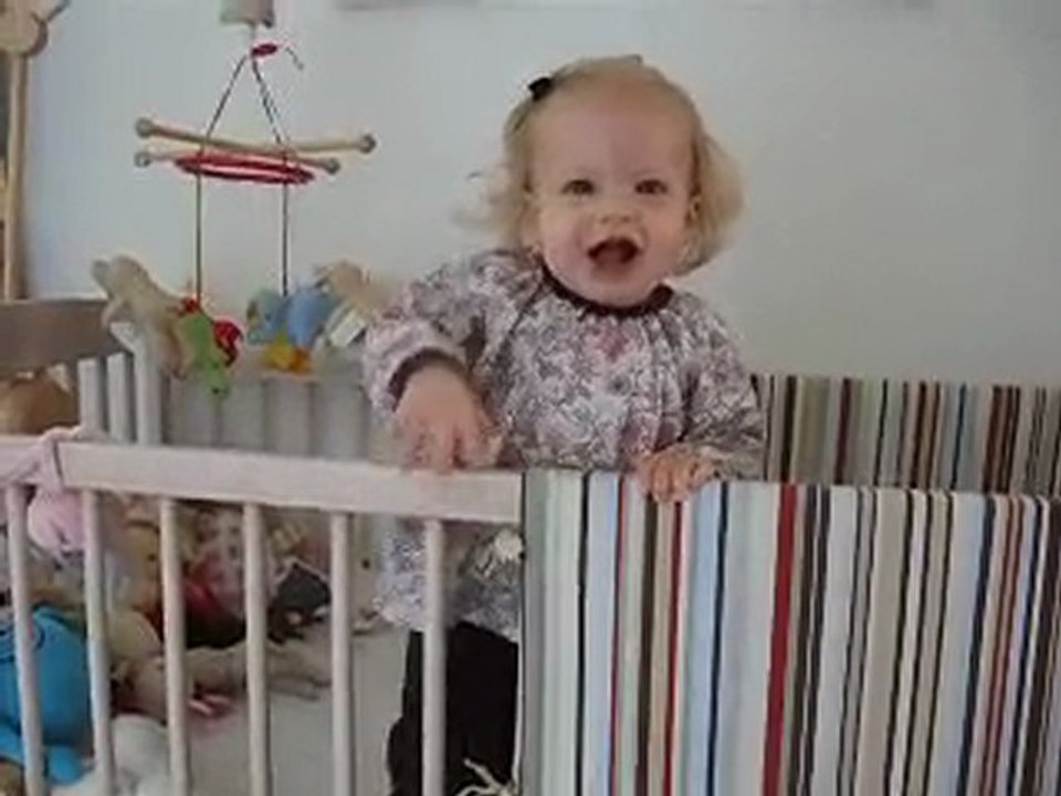 Margaux dans son lit