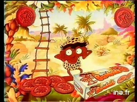 Publicité Biscuits Bamboula Saint Michel