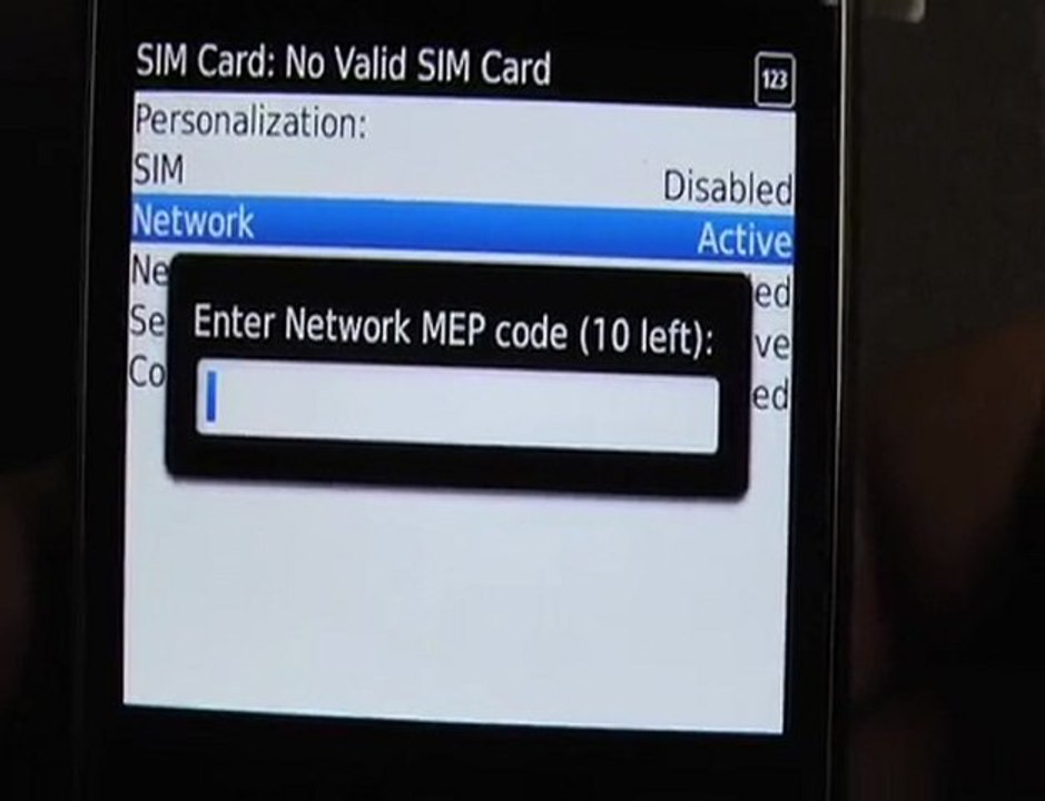 Unlock BlackBerry BOLD 2 9700 Phone Unlock Code