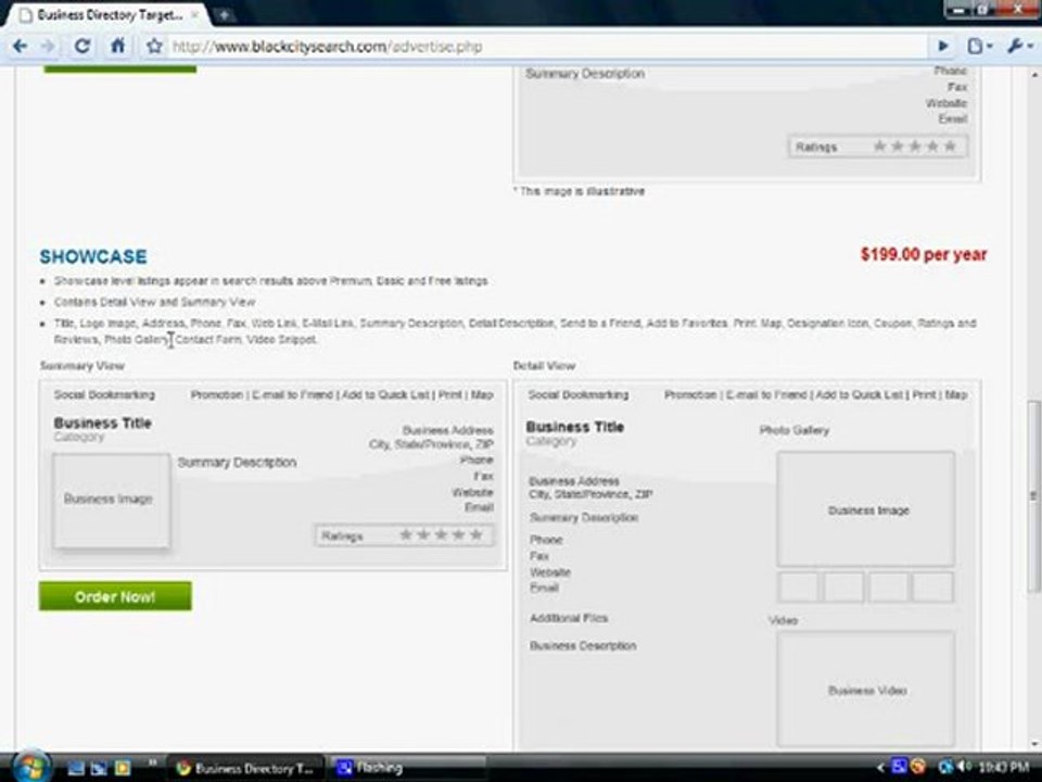 BlackCitySearch Listing Sponsorships
