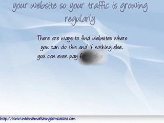 Internet Marketing Services discloses Website Traffic Resear