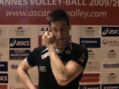 AS Cannes Volley-Ball - L'après match avec Marien Moreau
