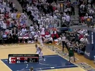 Josh Smith picks off the pass that was intended for John Sal