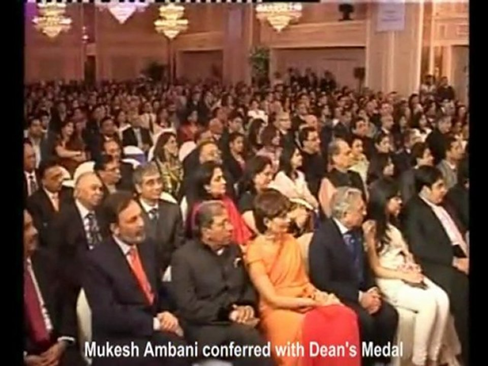 Mukesh Ambani conferred with Dean’s Medal