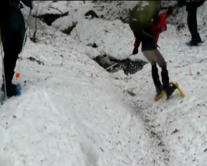 Les scouts dans la neige Mars 2010