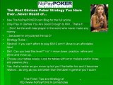 Free Poker Guide to winning by choosing your battles wisely