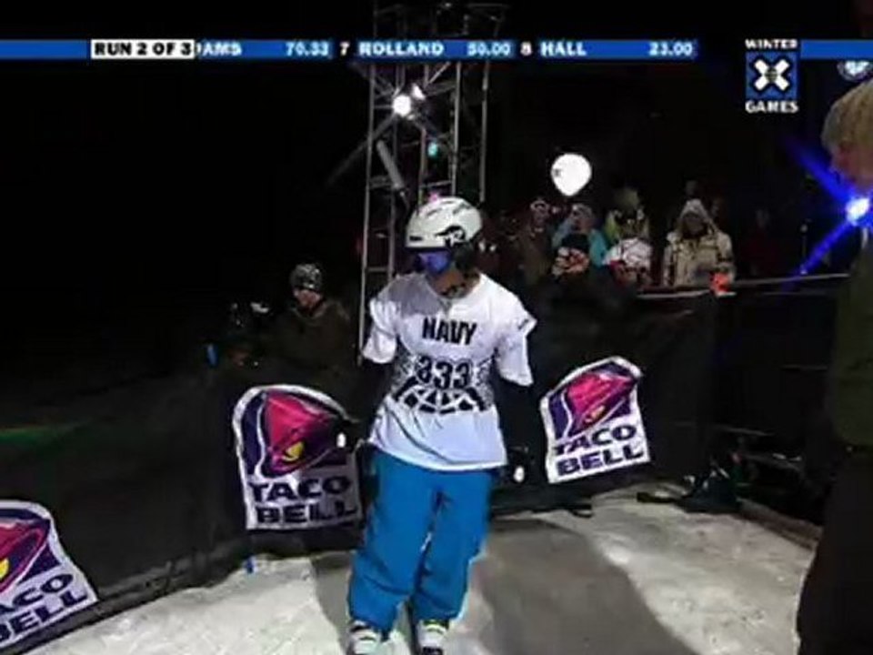 Xavier Bertoni Wins Gold in Ski Superpipe X games 13 2009