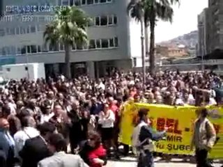 TÜM BEL SEN İZMİR  TOPLU SÖZLEŞME EYLEMİ