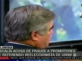 Acusan de fraude a promotores de referendo reeleccionista de