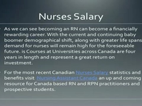 Average Nurses Salary